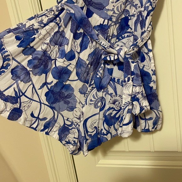 H&M Blue Floral Romper - Picture 2 of 5